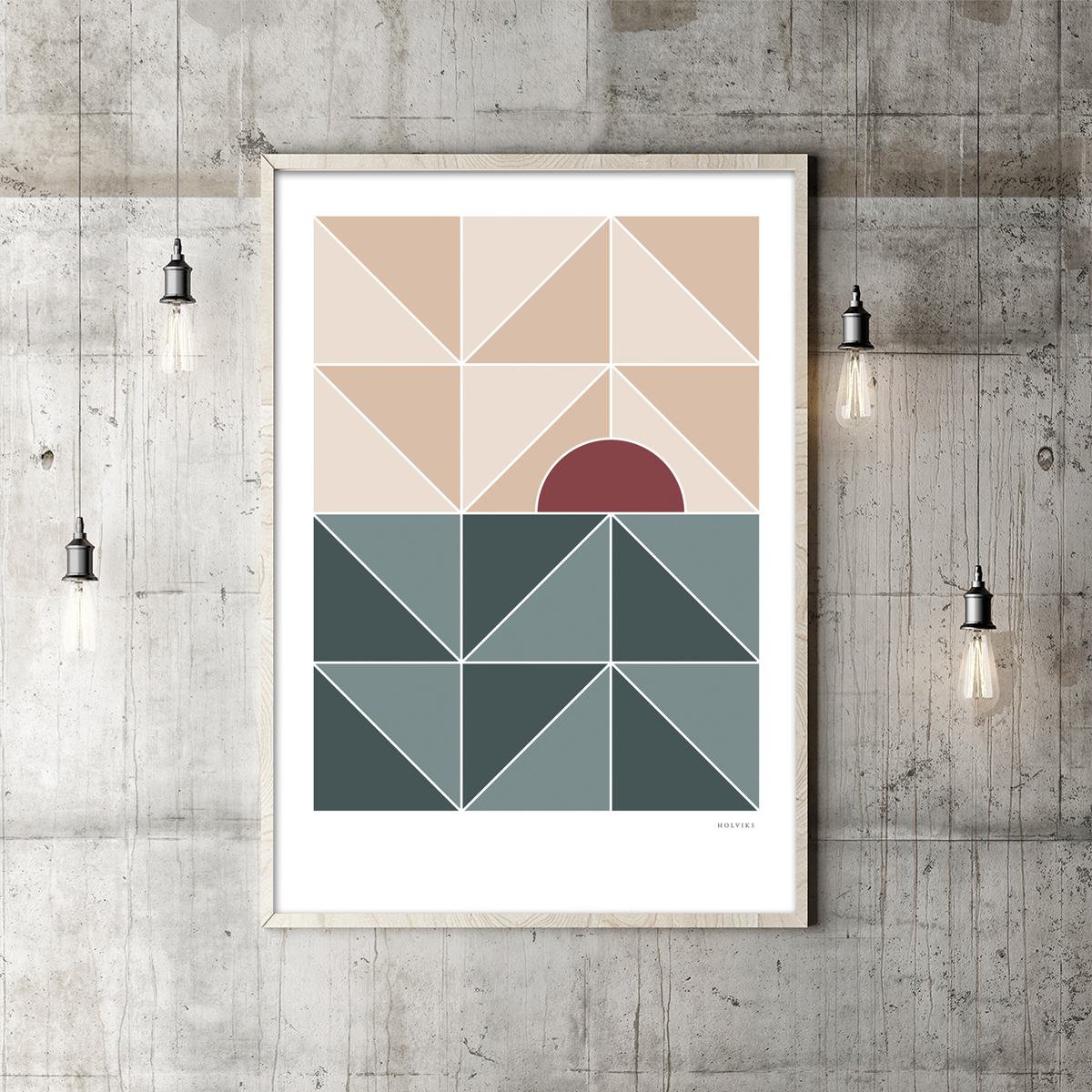 FORM Rød sol, poster – Holviks